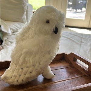 White Plush Owl Toy
